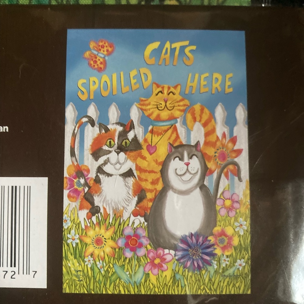 Colorful Cat Garden Flag